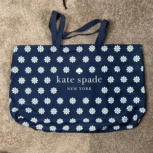 Kate Spade Blue Daisy Print Tote